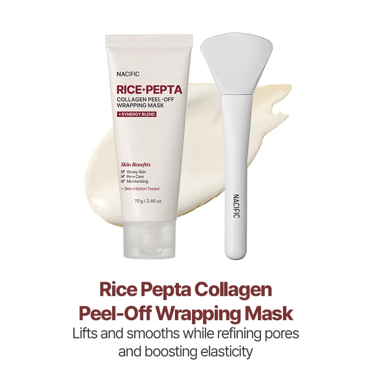 Nacific Rice + Pepta Collagen Peel-Off Wrapping Mask
