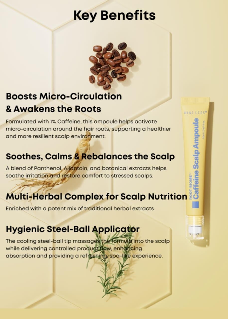 NINELESS Root-Biome Caffeine Scalp Ampoule