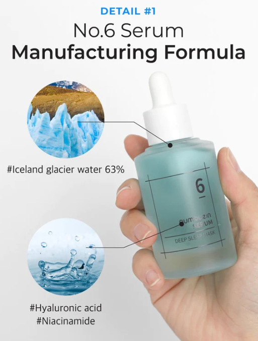 Numbuzin No.6 Deep Sleep Mask Serum