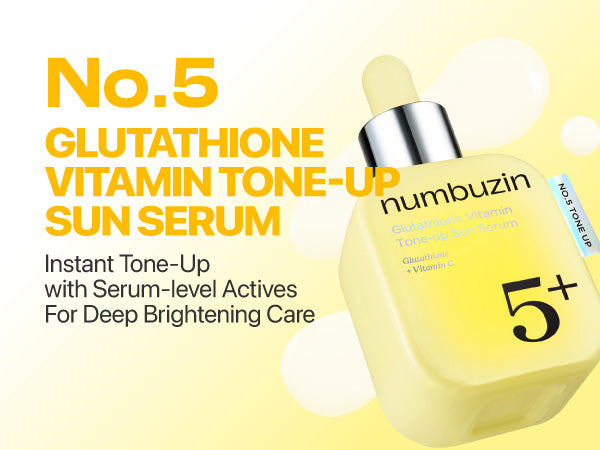Numbuzin No.5+ Glutathione Vitamin Tone-Up Sun Serum