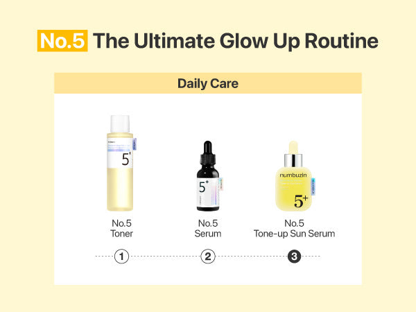 Numbuzin No.5+ Glutathione Vitamin Tone-Up Sun Serum