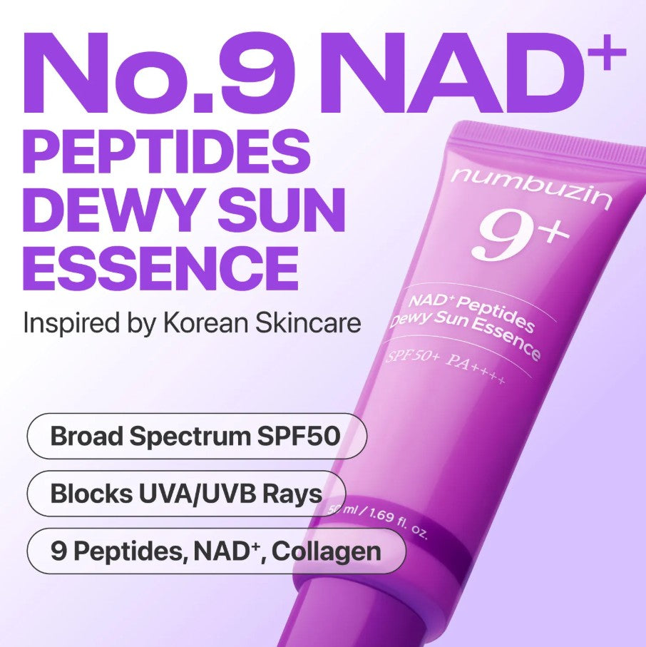 Numbuzin No.9 NAD Peptides Dewy Sun Essence