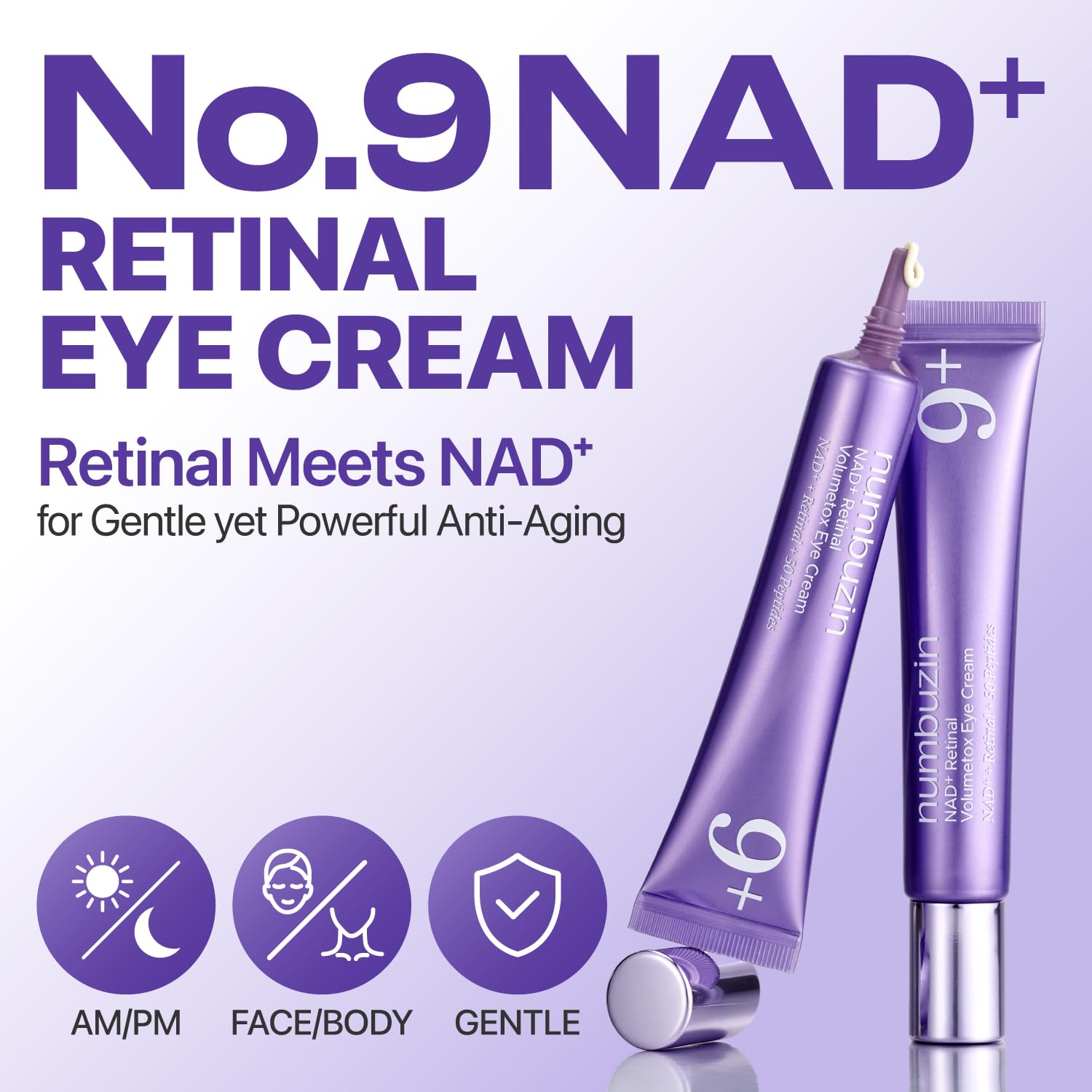 Numbuzin No.9 NAD+ Retinal Volumetox Eye Cream