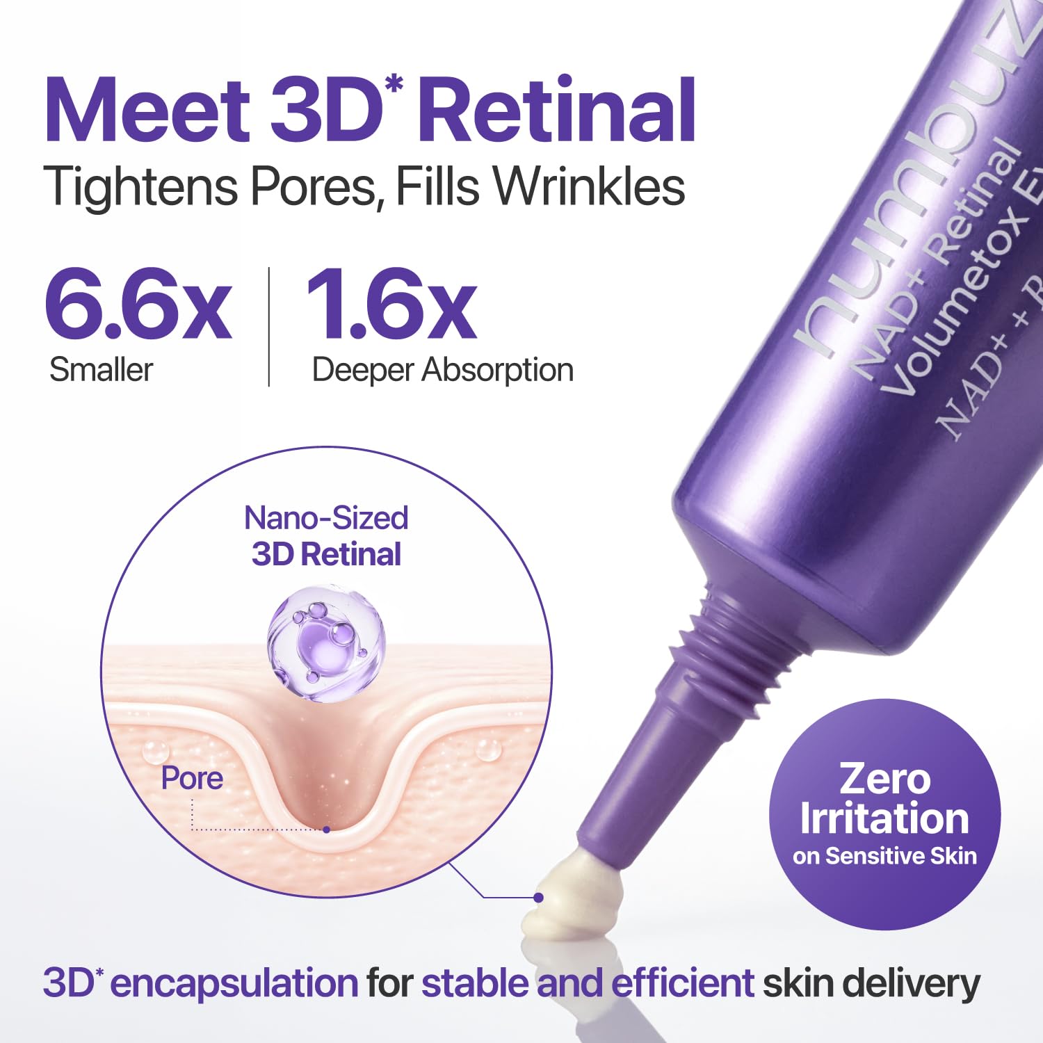 Numbuzin No.9 NAD+ Retinal Volumetox Eye Cream