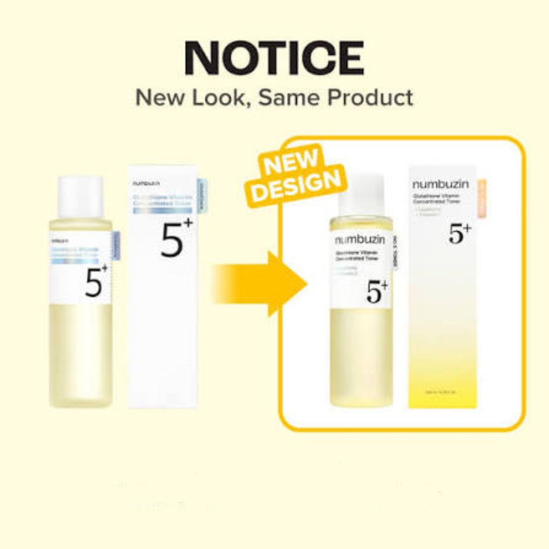 Numbuzin No.5+ Glutathione Vitamin Concentrated Toner