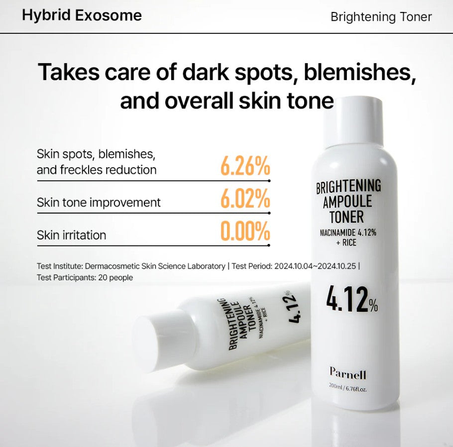 Parnell Niacinamide and Rice Brightening Ampoule Toner