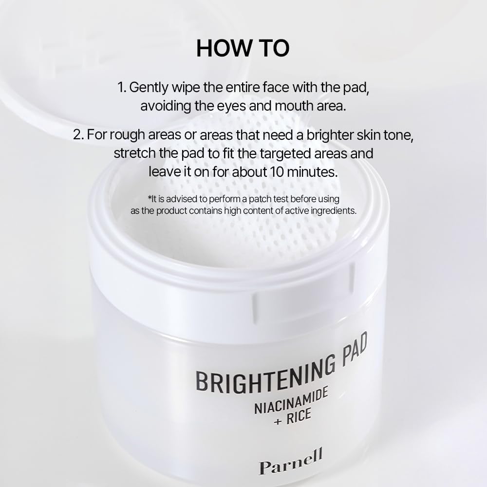 Parnell Niacinamide and Rice Brightening Pad