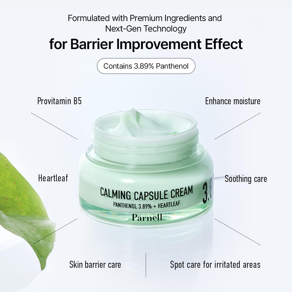 Parnell Panthenol and Heartleaf Calming Capsule Cream
