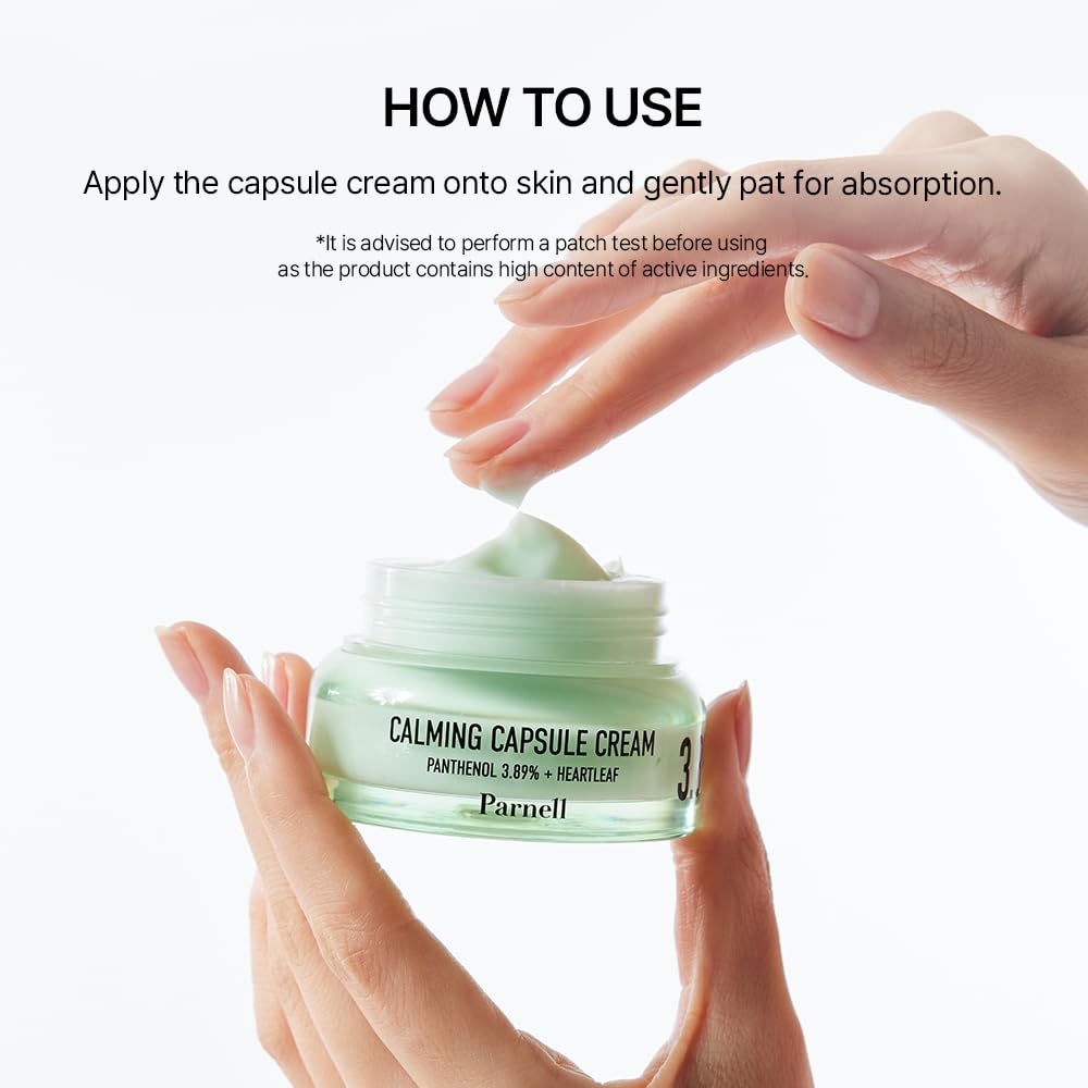 Parnell Panthenol and Heartleaf Calming Capsule Cream