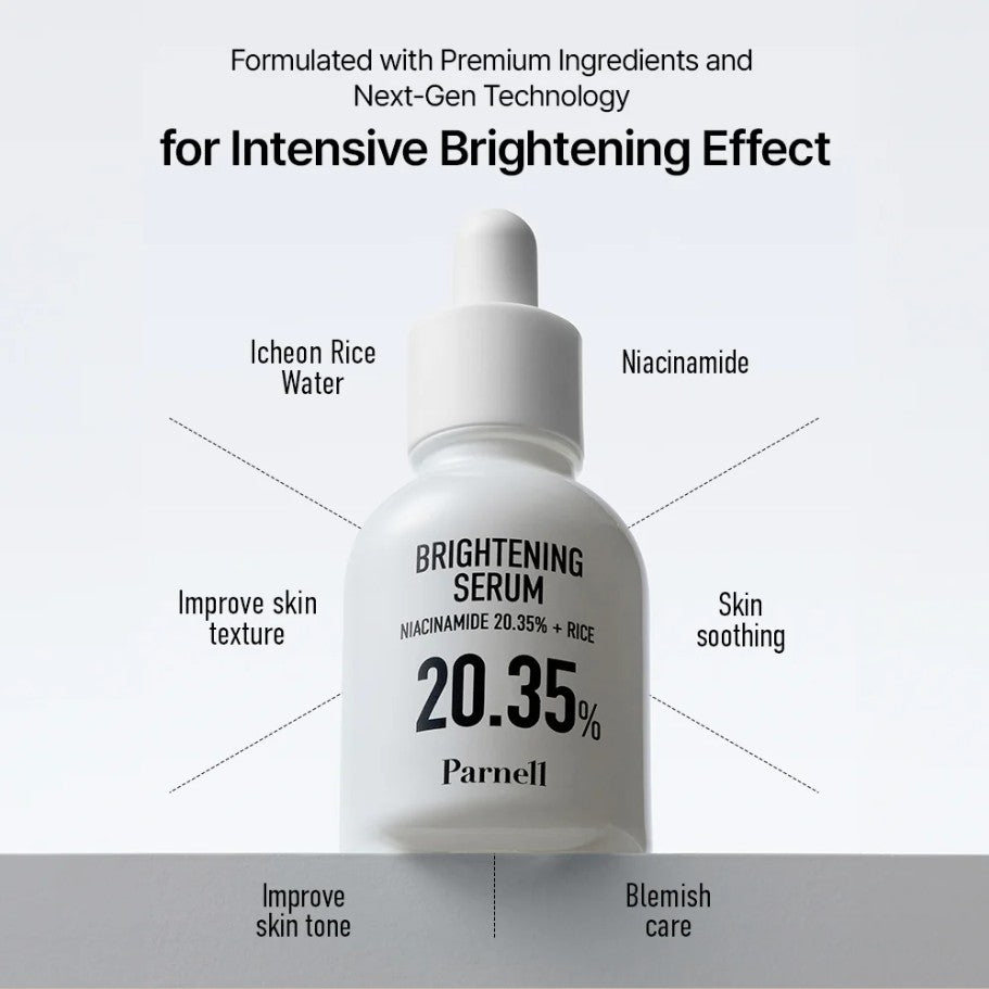 Parnell Niacinamide and Rice Brightening Serum