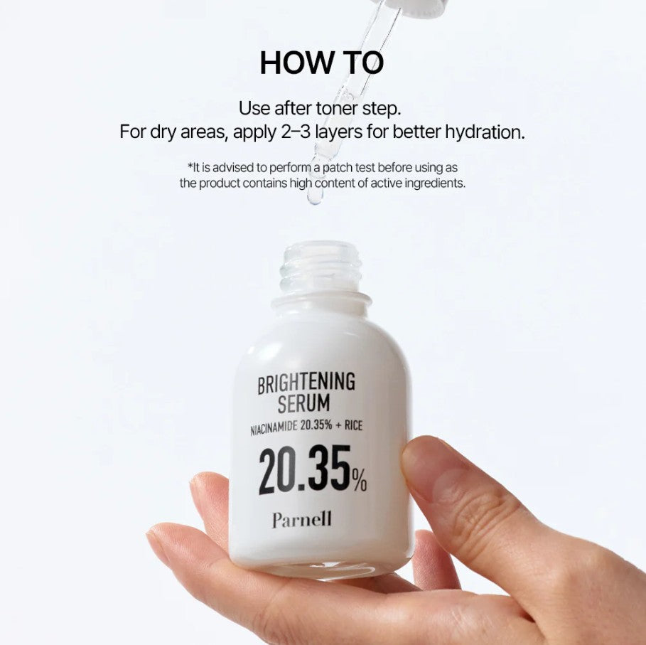 Parnell Niacinamide and Rice Brightening Serum