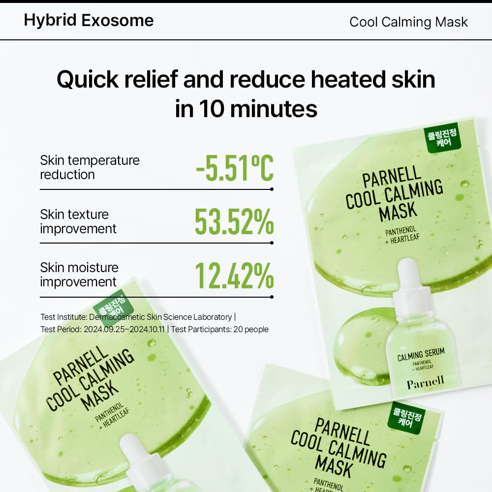 Parnell Panthenol and Heartleaf Cool Calming Mask
