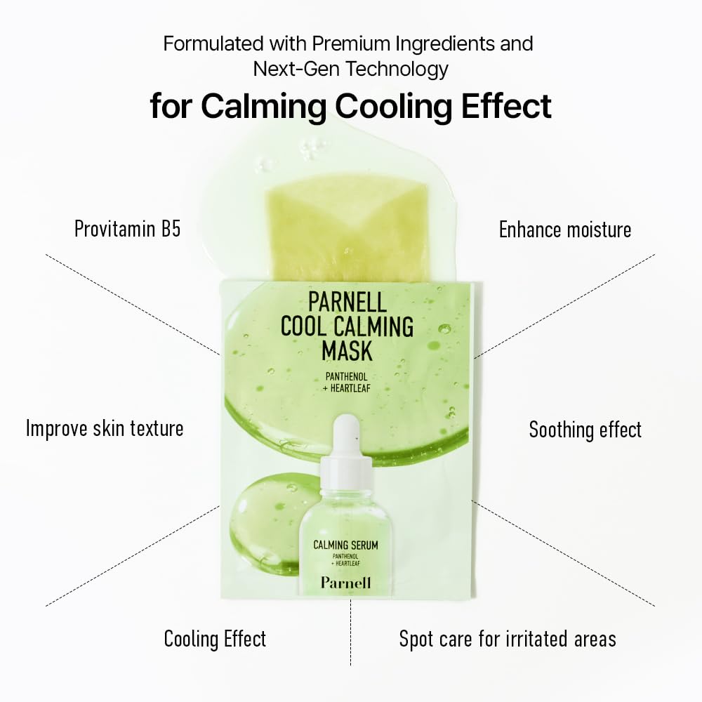 Parnell Panthenol and Heartleaf Cool Calming Mask