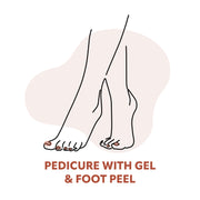 Pedicure with Gel & Foot Peel