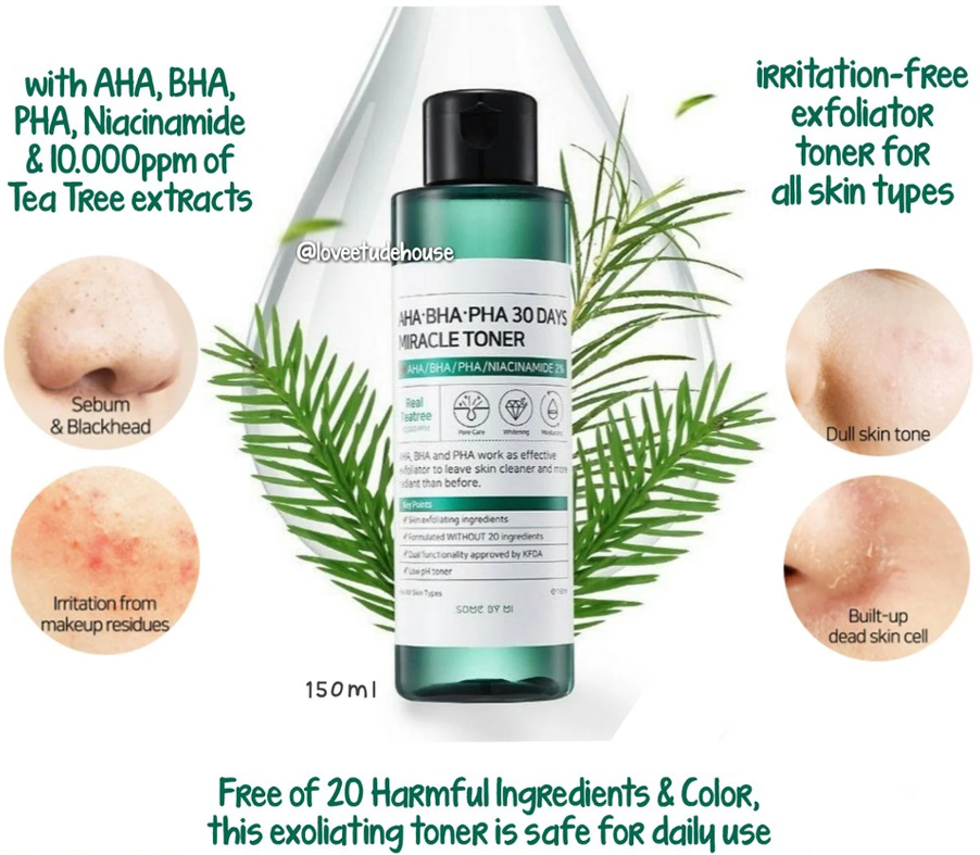 Some By Mi AHA BHA PHA 30 Days Miracle Toner