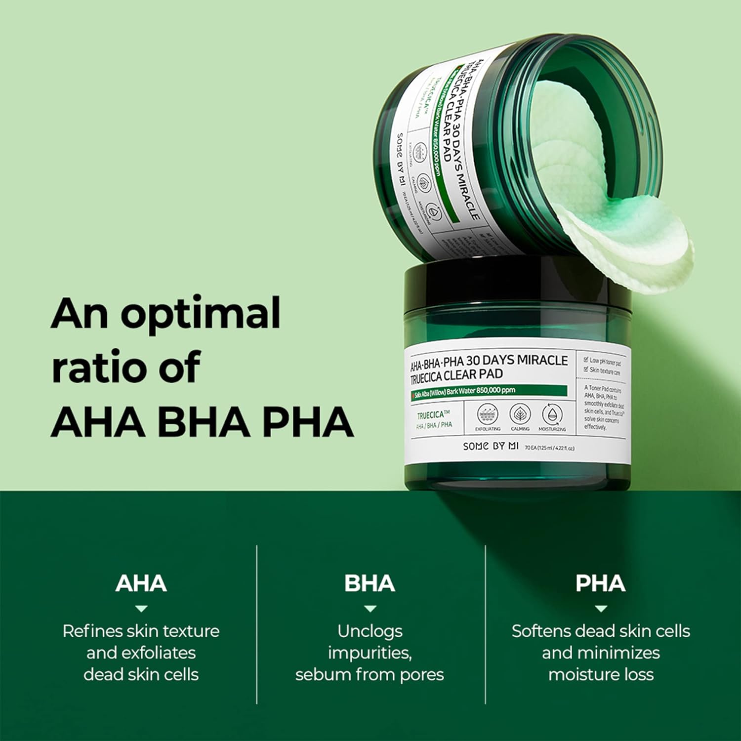 Some By Mi AHA BHA PHA 30 Days Miracle Truecica Clear Pad