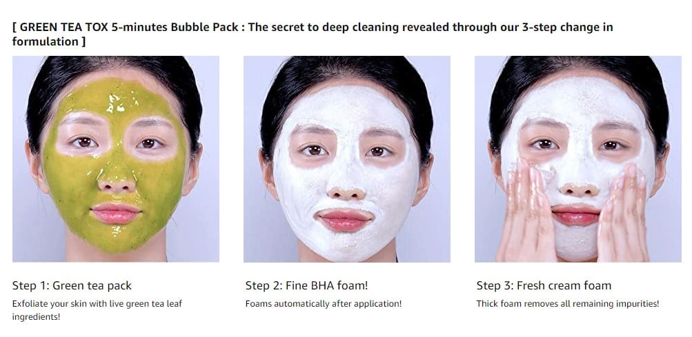 Some By Mi Bye Bye Blackhead 30 Days Miracle Green Tea Tox Bubble Cleanser