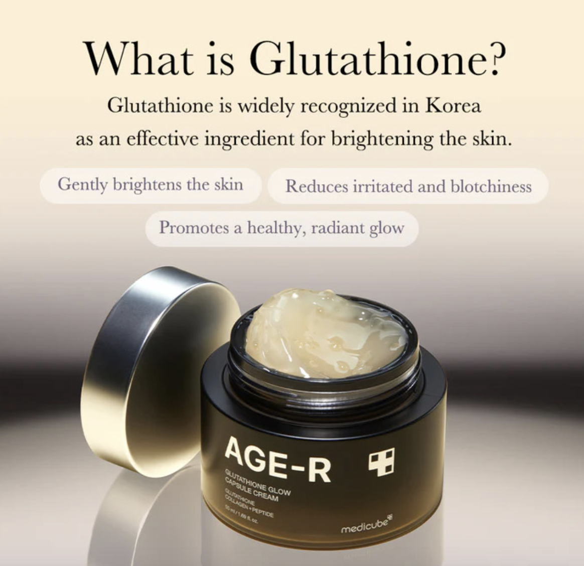 Medicube Age-R Glutathione Glow Capsule Cream