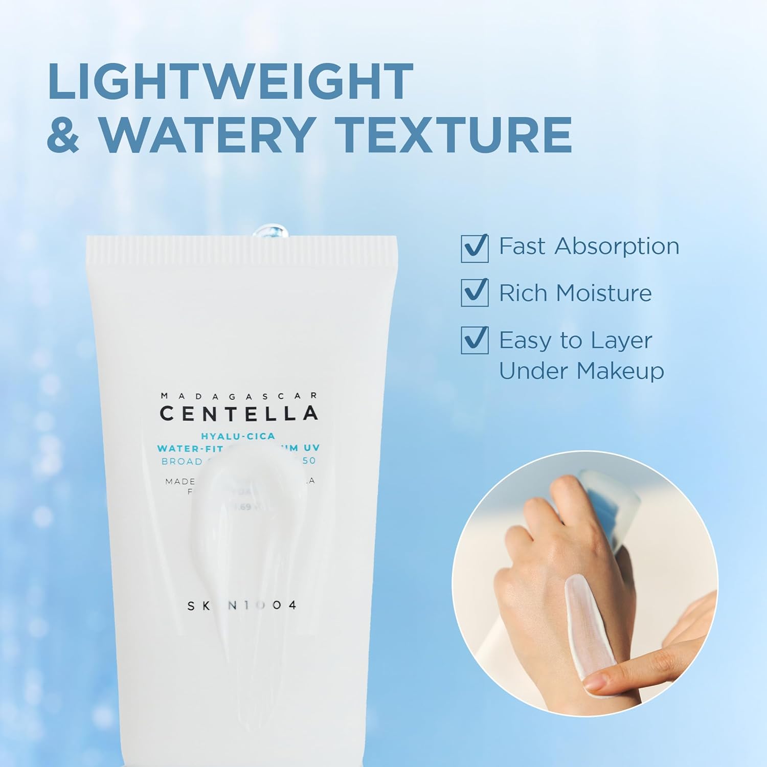 Skin1004 Madagascar Centella Hyalu-Cica Water-Fit Sun Serum SPF50+ PA++++
