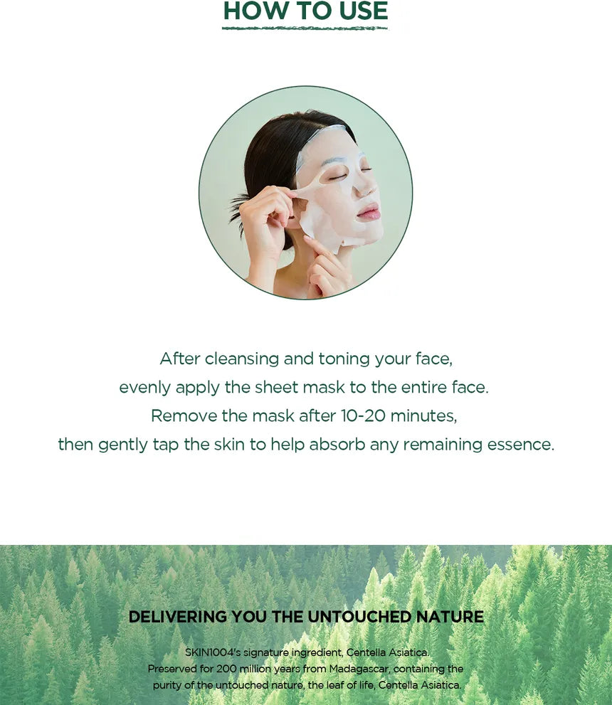 Skin1004 Madagascar Centella Tea-Trica Relaxing Mask