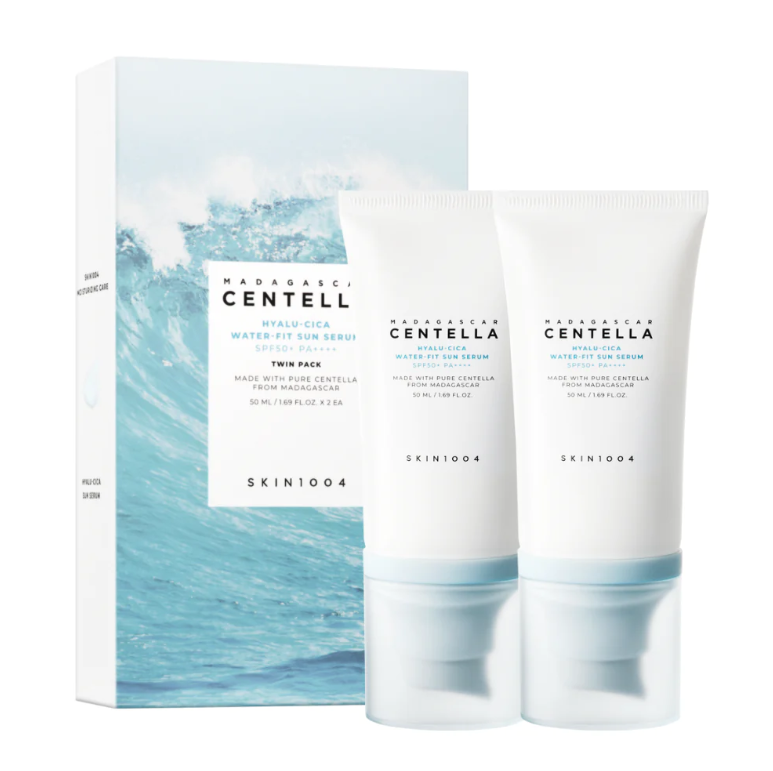 Skin1004 Madagascar Centella Hyalu-Cica Water-Fit Sun Serum SPF 50+ PA++++ Twin Pack