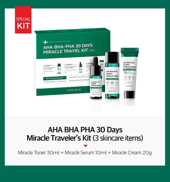 Some By Mi AHA BHA PHA 30 Days Miracle Travel Kit