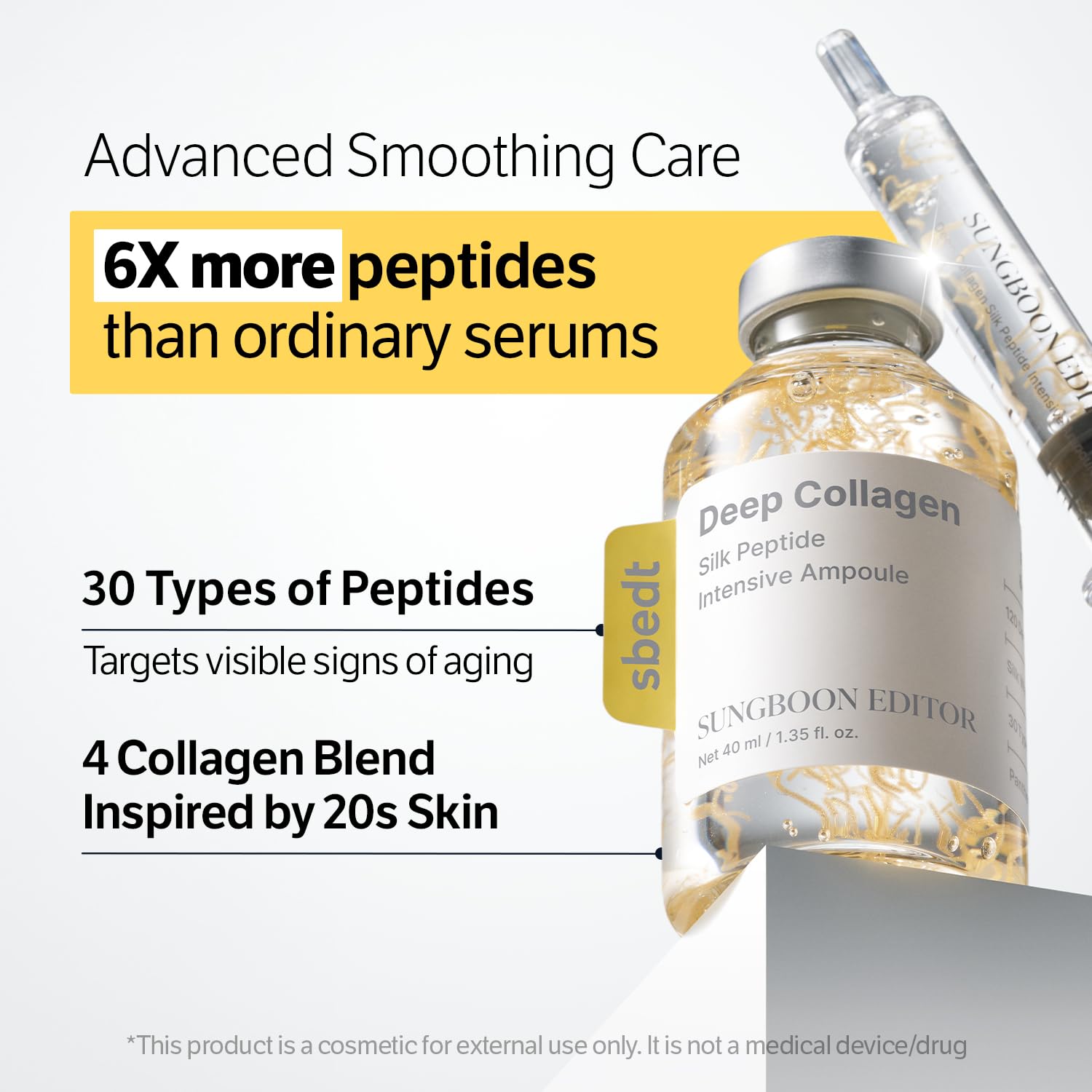 Sungboon Editor Deep Collagen Silk Peptide Intensive Lifting Ampoule
