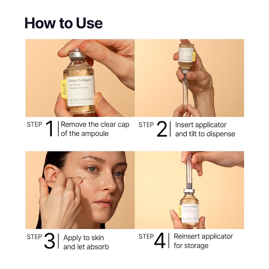 Sungboon Editor Deep Collagen Silk Peptide Intensive Lifting Ampoule