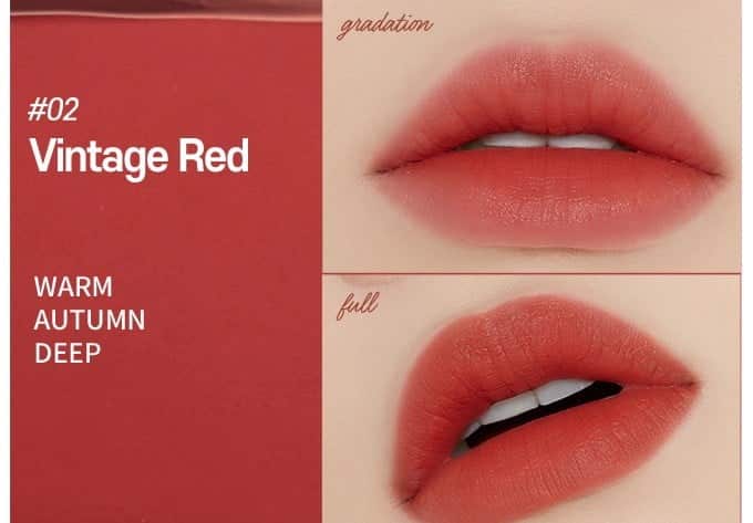 Etude Fixing Lip Tint Vintage Red