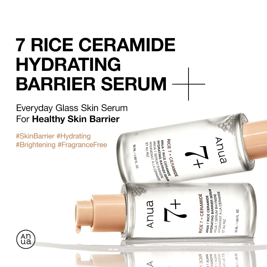 Anua Rice 7+Ceramide Hydrating Barrier Serum – Secret Skin