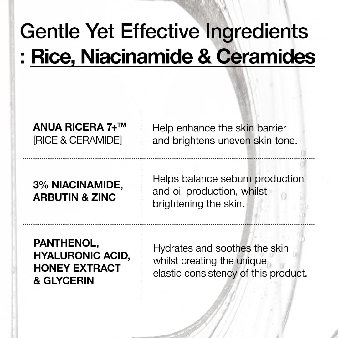 Anua Rice 7+Ceramide Hydrating Barrier Serum