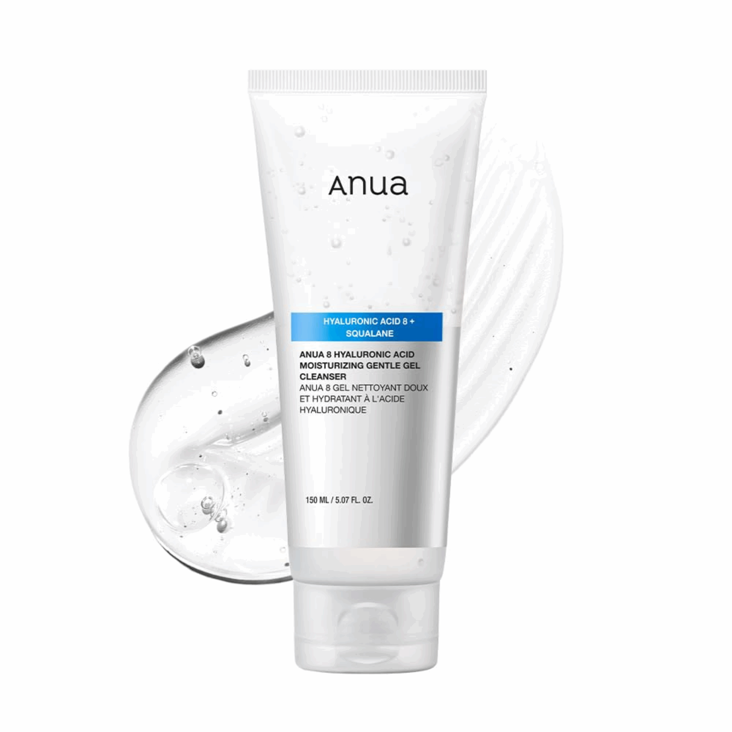 Anua 8 Hyaluronic Acid Moisturizing Gentle Gel Cleanser