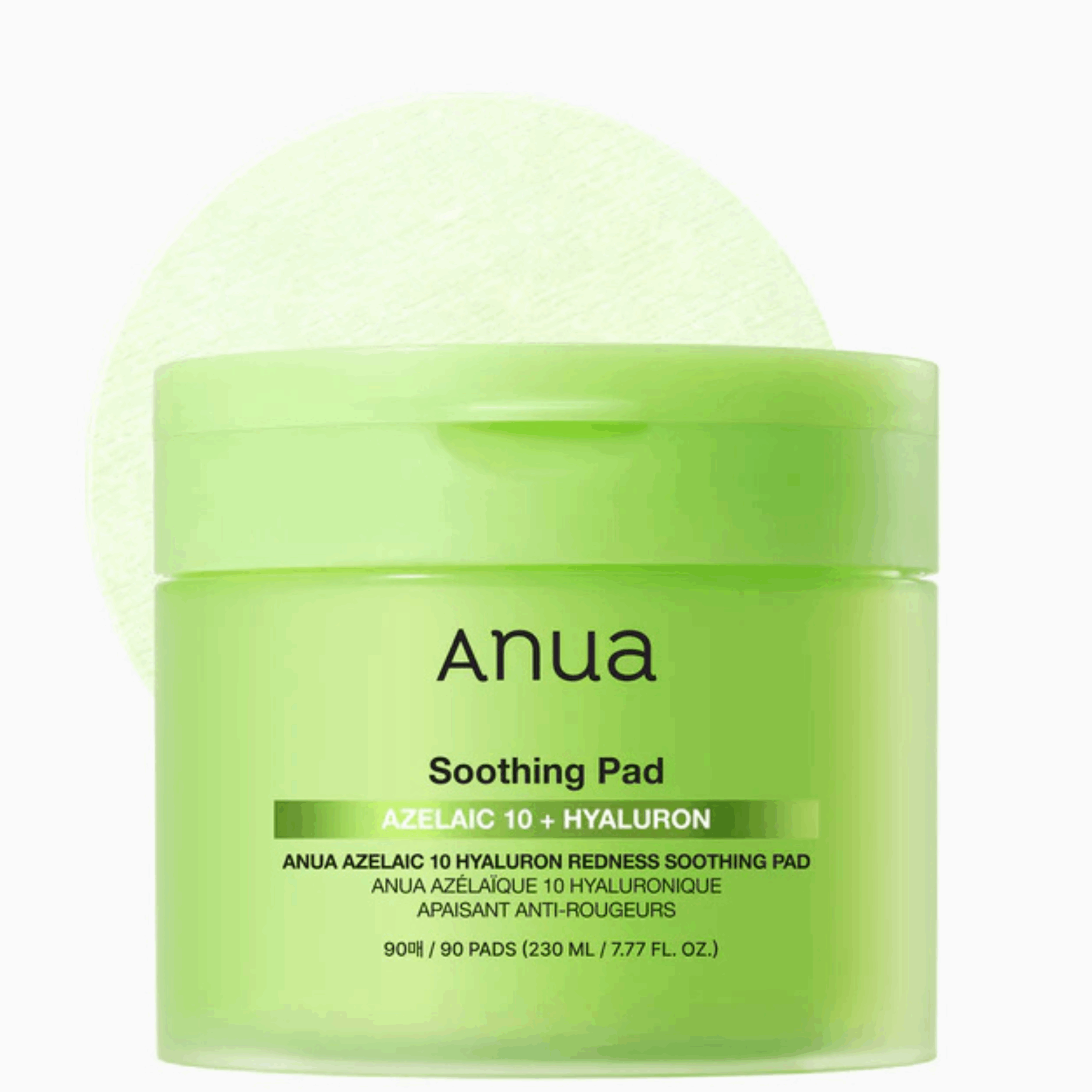 Anua Azelaic 10 Hyaluron Redness Soothing Pad