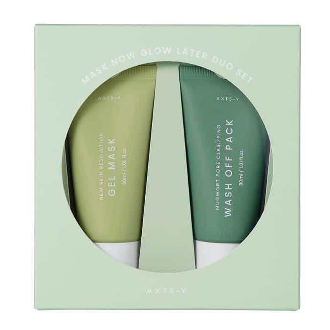 Axis-Y Mask Now Glow Later Duo Set