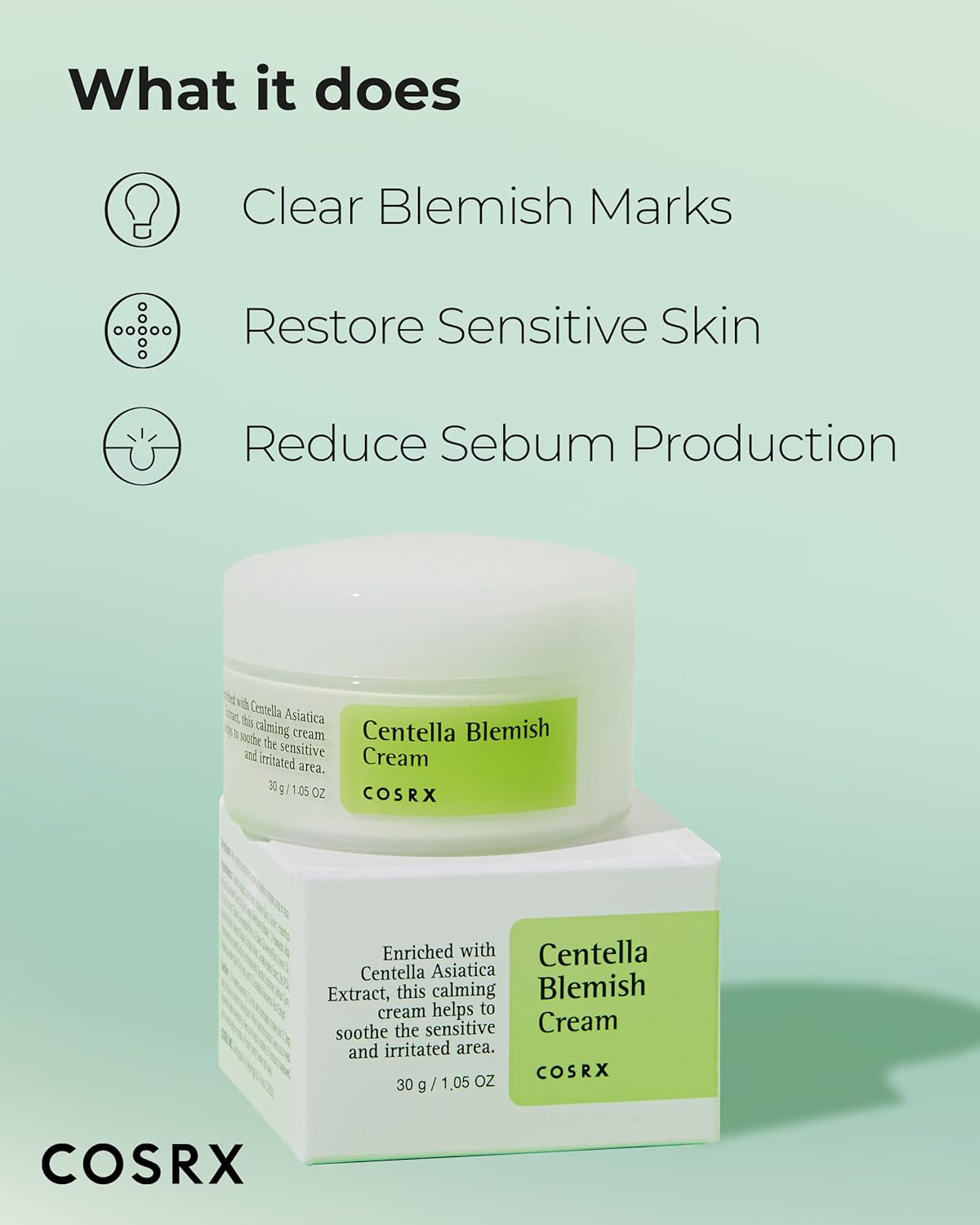 COSRX Centella Blemish Cream 30g