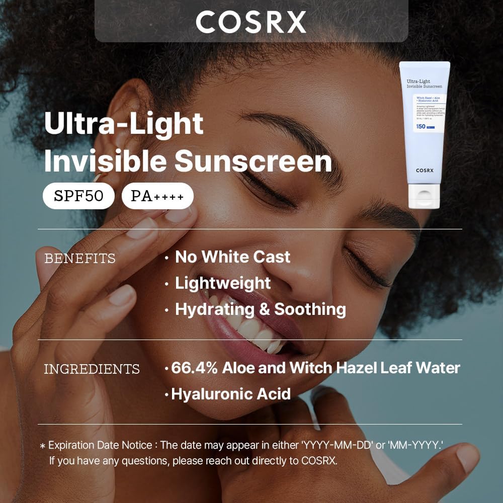 COSRX Ultra-Light Invisible Sunscreen SPF50 PA+++