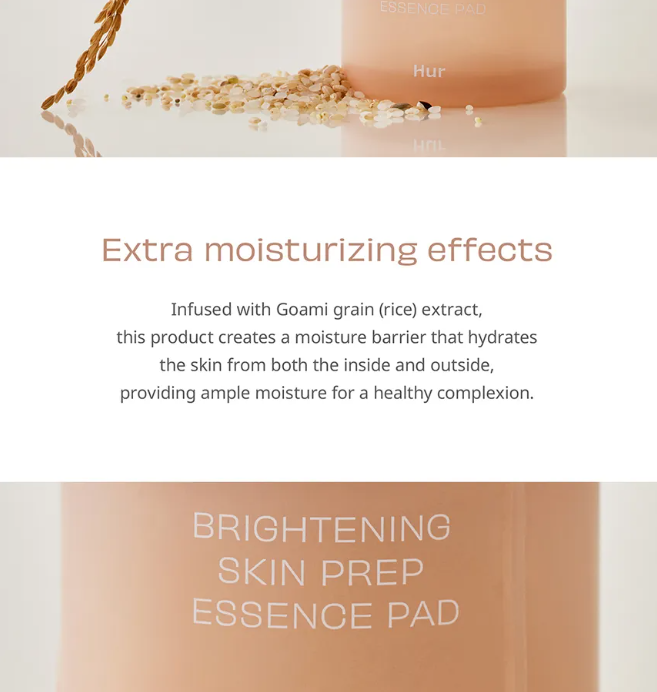 House of Hur Brightening Skin Prep Essence Pad
