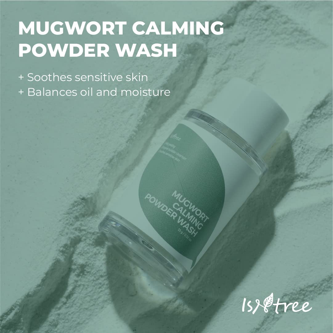 Isntree Mugwort Calming Powder Wash