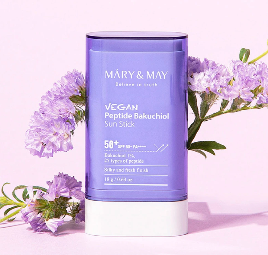 Mary & May Vegan Peptide Bakuchiol Stick SPF50+ PA++++
