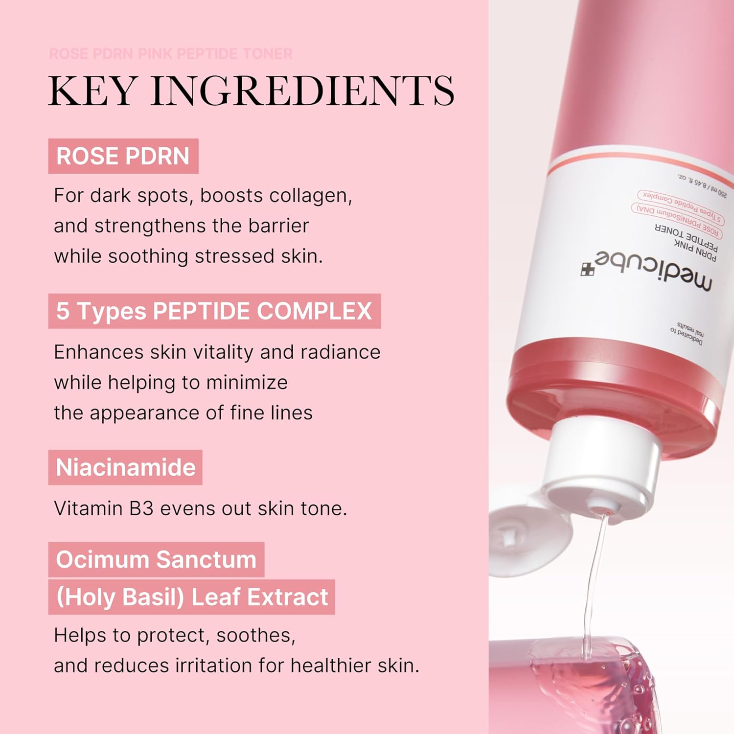 Medicube PDRN Pink CICA Soothing Toner