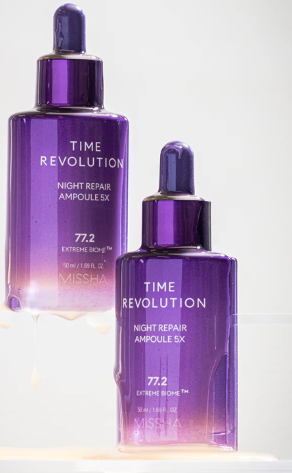 Missha Time Revolution Night Repair Ampoule 5x