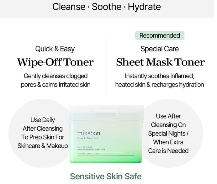 Mixsoon Centella Toner Pad