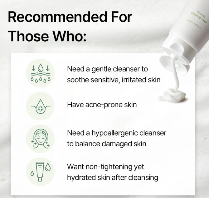 Mixsoon Centella Cleansing Foam