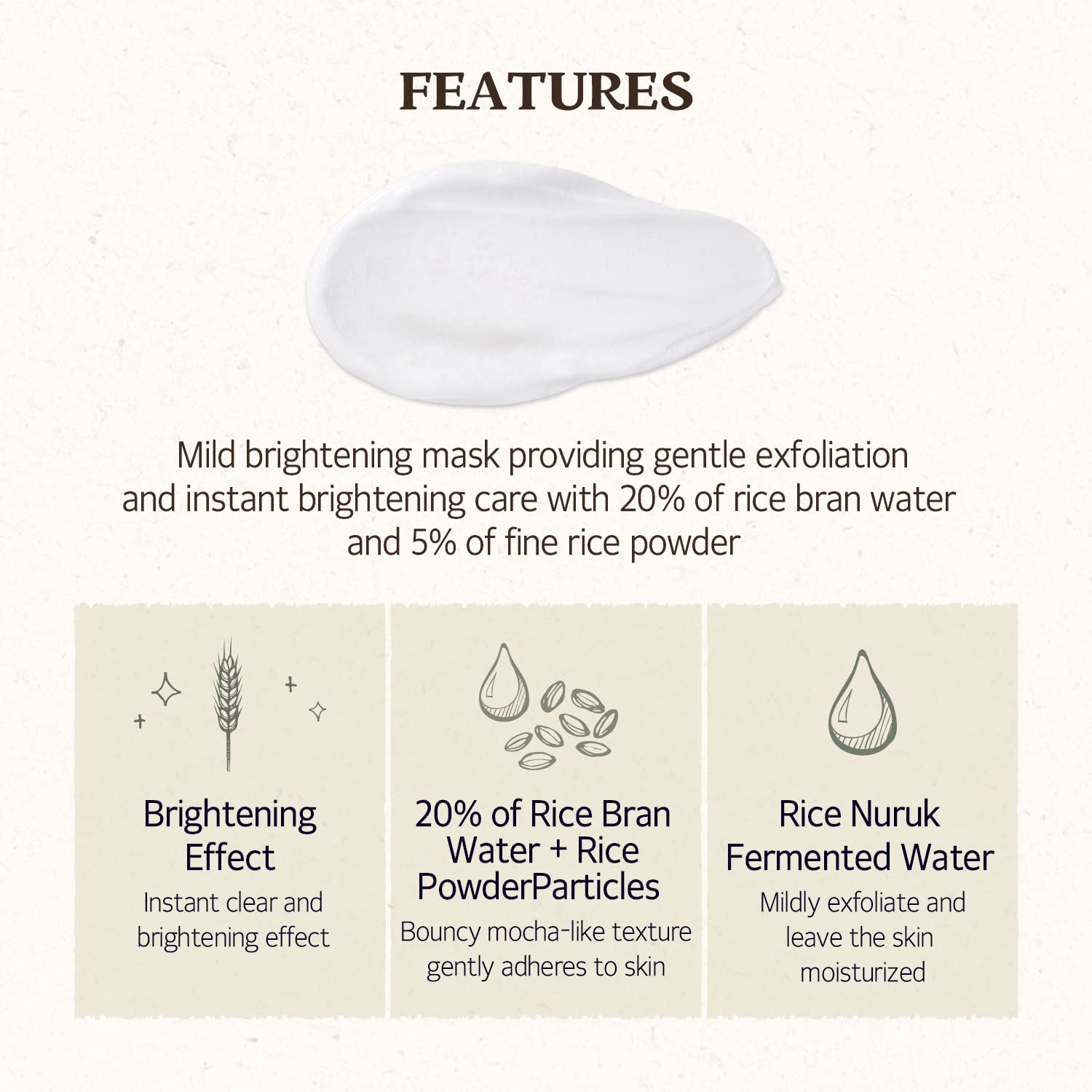 Skinfood Rice Daily Brightening Wash Off Mask