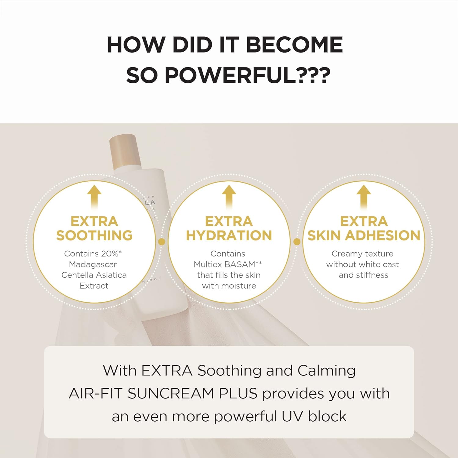 Skin1004 Madagascar Centella Air-Fit Suncream Plus SPF50+ PA++++