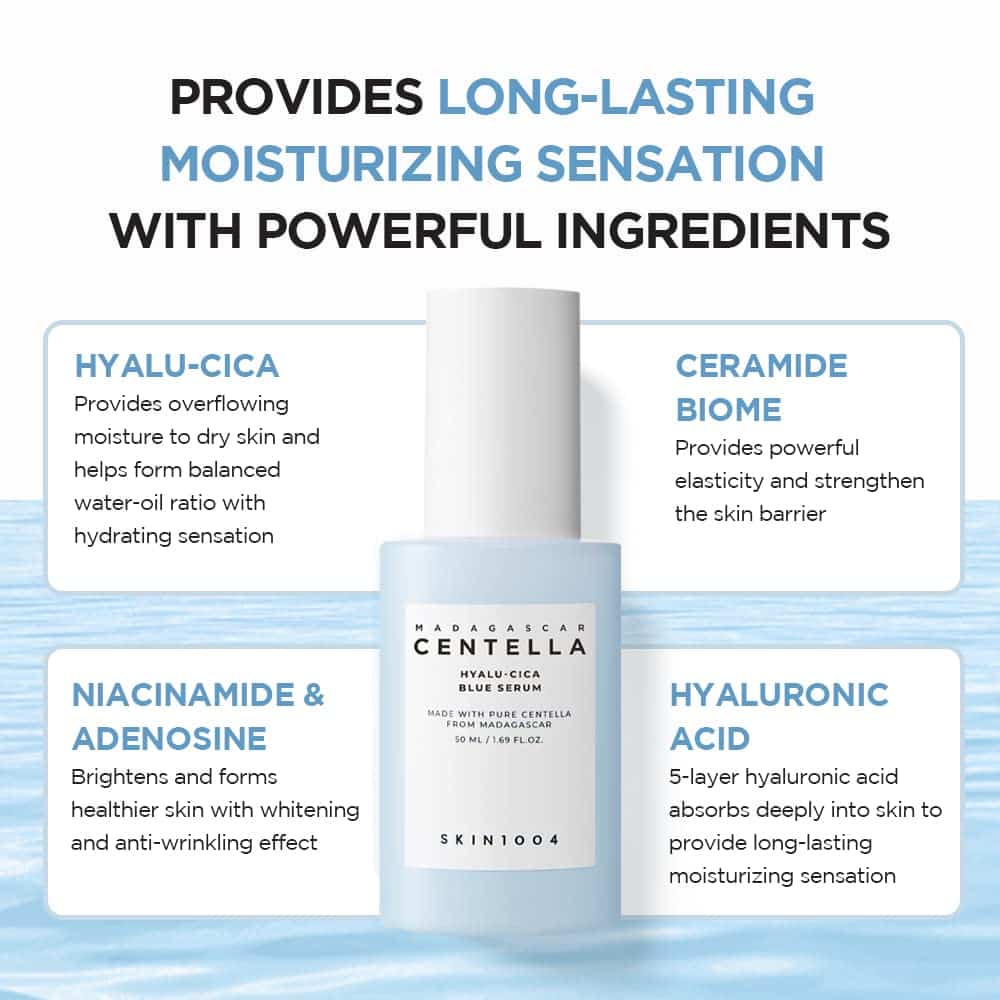 Skin1004 Madagascar Centella Hyalu-Cica Blue Serum