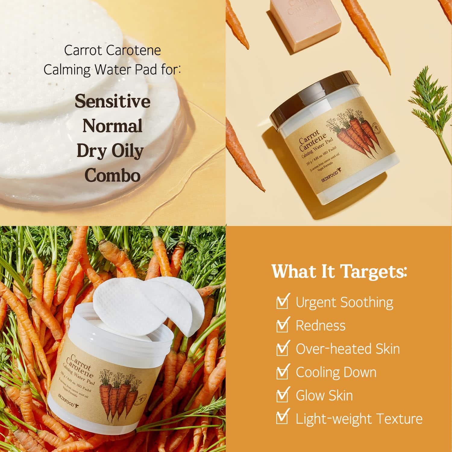 Skinfood Carrot Carotene Calming Water Pad