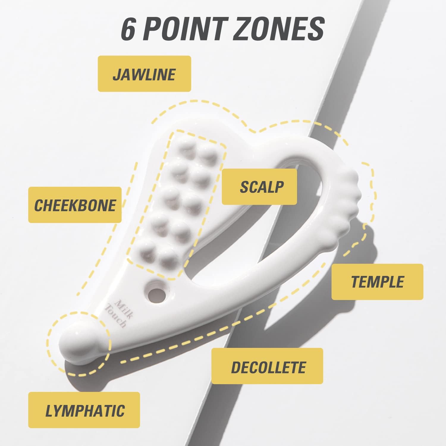 Milk Touch Slim Face Ceramic Gua Sha