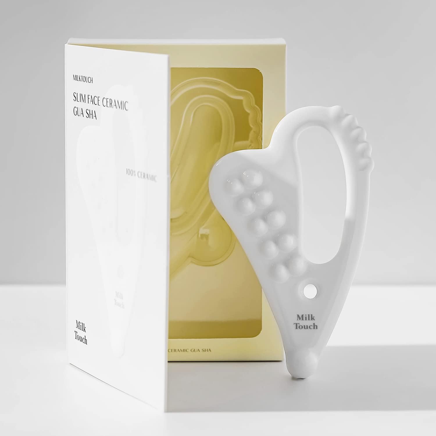 Milk Touch Slim Face Ceramic Gua Sha