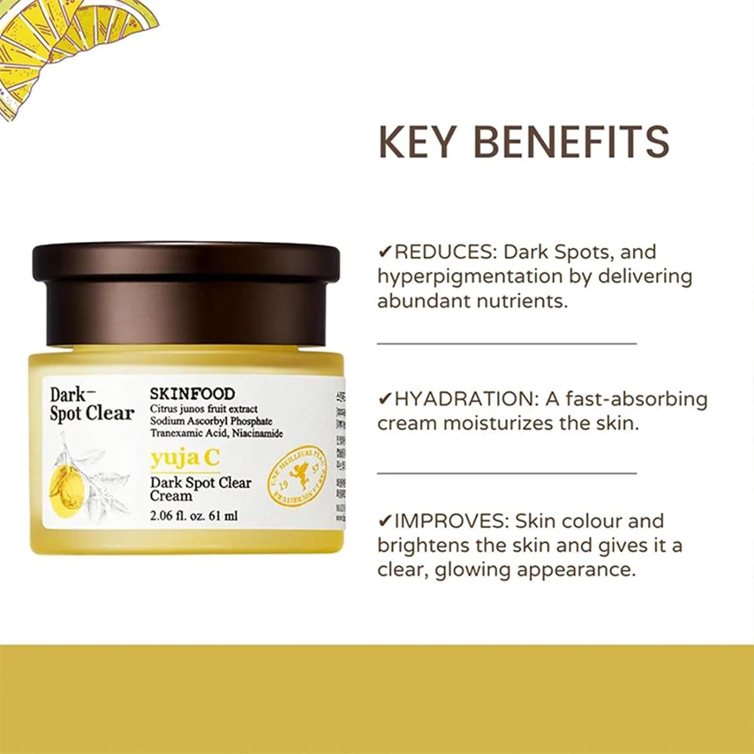 Skinfood Yuja C Dark Spot Clear Cream – Secret Skin